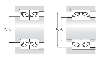 角接觸球軸承，品牌：SKF，尺寸圖3